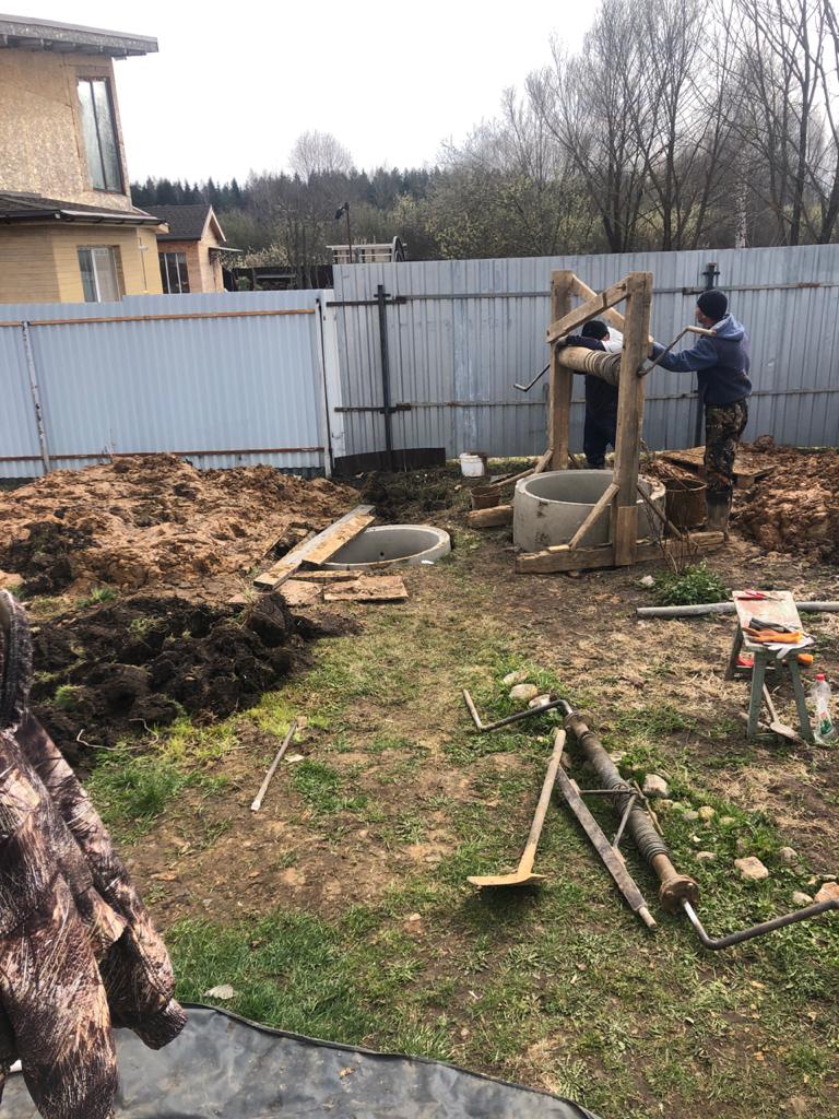 Септик из бетонных колец - Установка под ключ